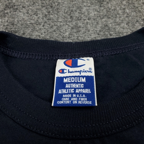 Vintage Champion 1996 USA Atlanta Olympics T Shirt Mens Medium Summer Games Navy - Picture 3 of 8